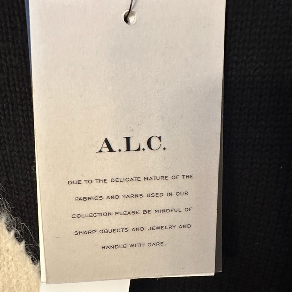 A.L.C. Black Sweater Big Cat, Size Small - Picture 5 of 6